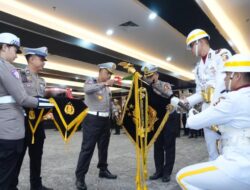Peringatan Hari Lalu Lintas Bhayangkara ke-70: Upacara Pencucian Pemuliaan Pataka